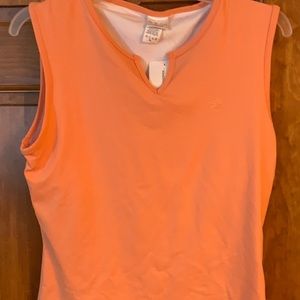 New So Sporty Womens Orange Top XL NWT